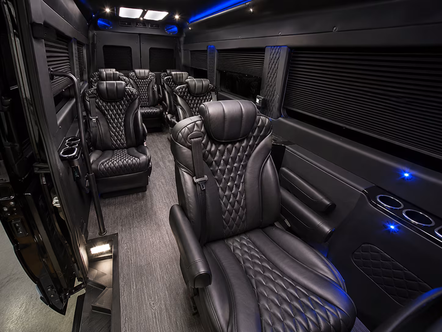 Anaheim Airport Shuttle & Transportation party bus exterior