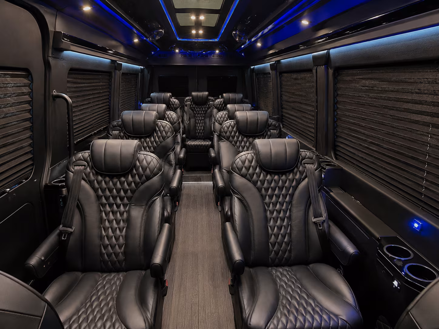 Anaheim Airport Shuttle & Transportation party bus exterior