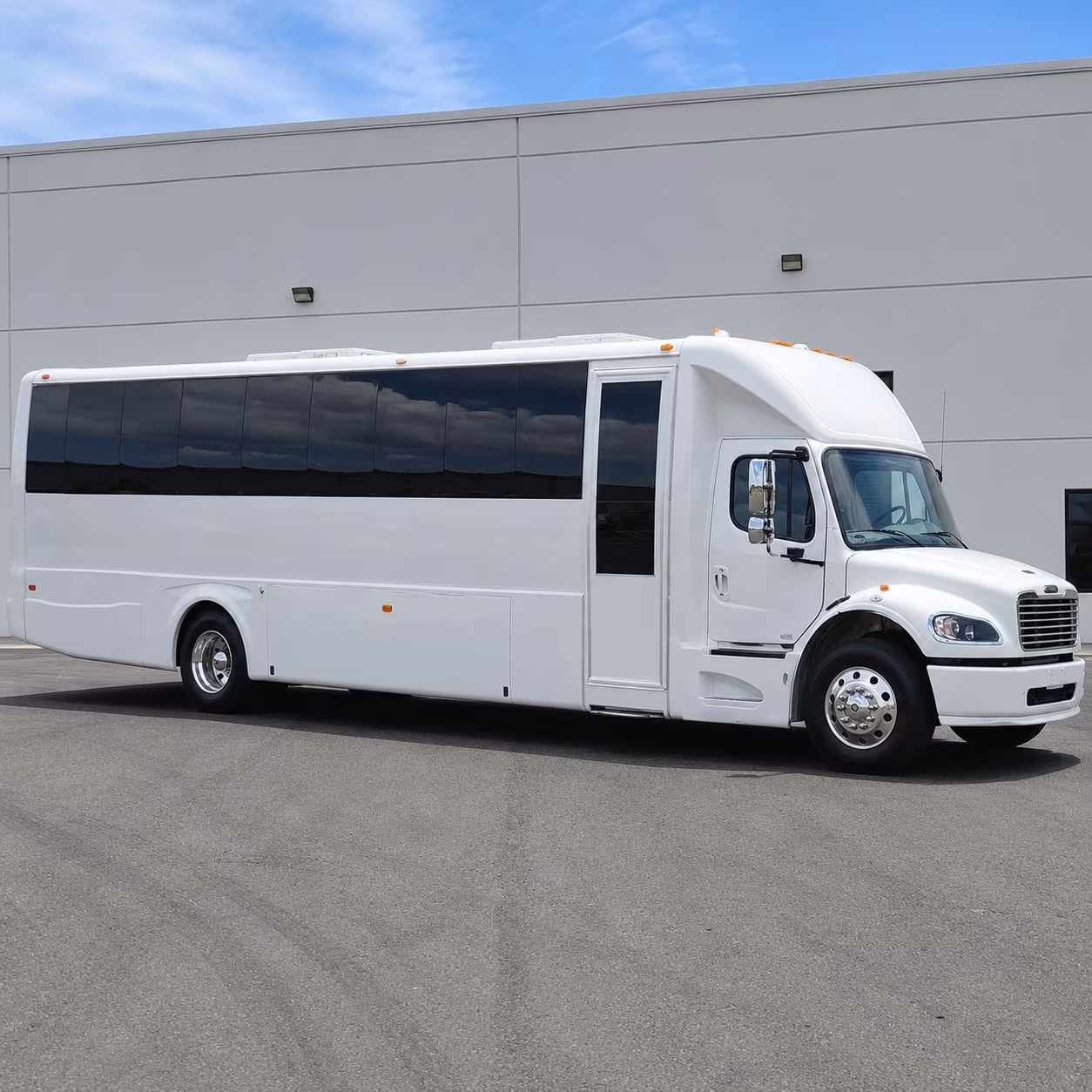 Anaheim Birthday, Sweet 16, & Quinceañera Transportation party bus exterior