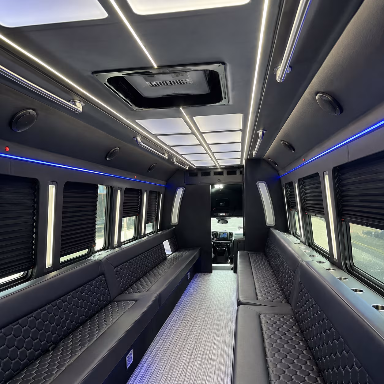 Anaheim Concert & Music Festival Transportation party bus exterior