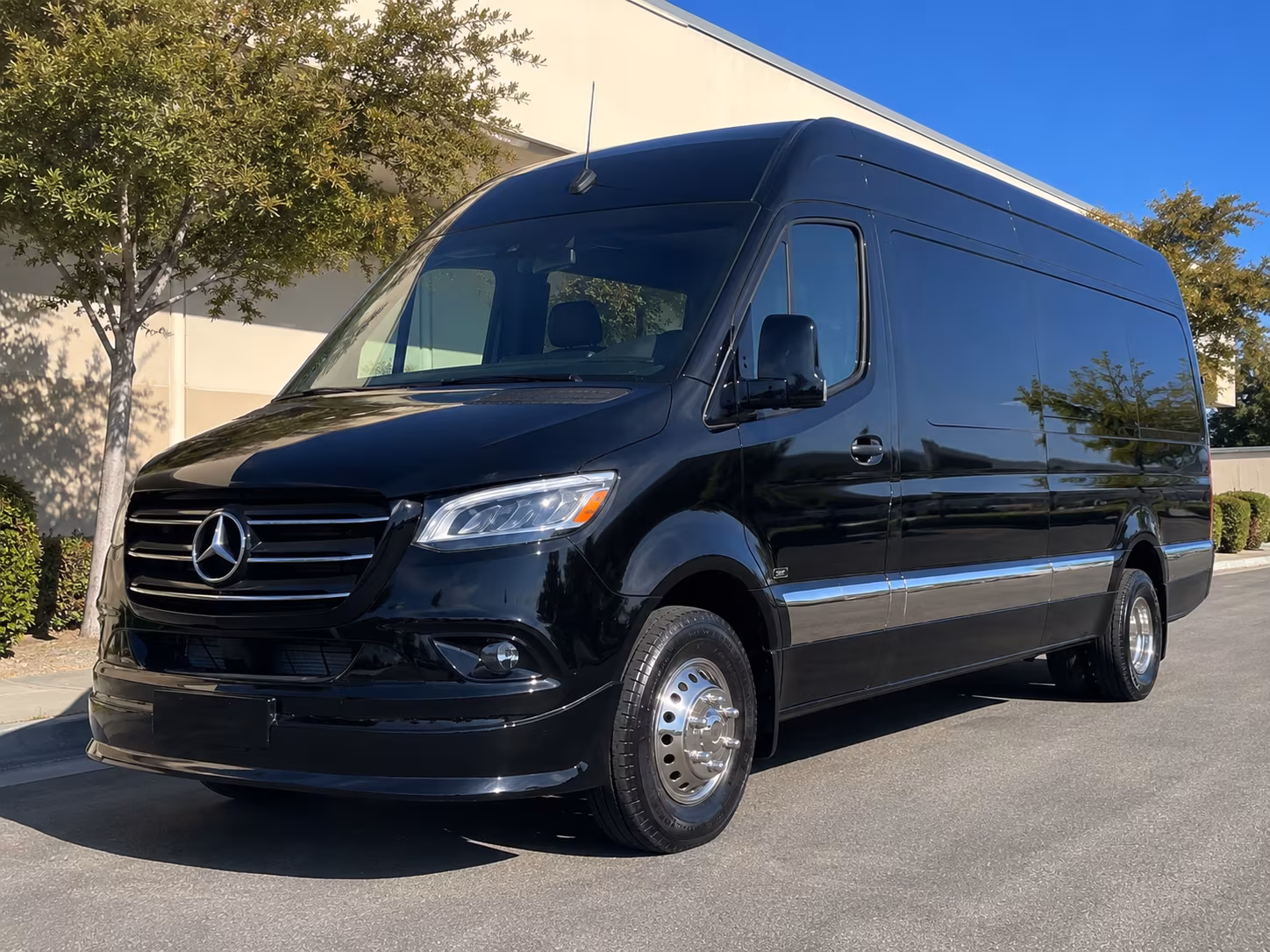 Anaheim Corporate Transportation party bus exterior