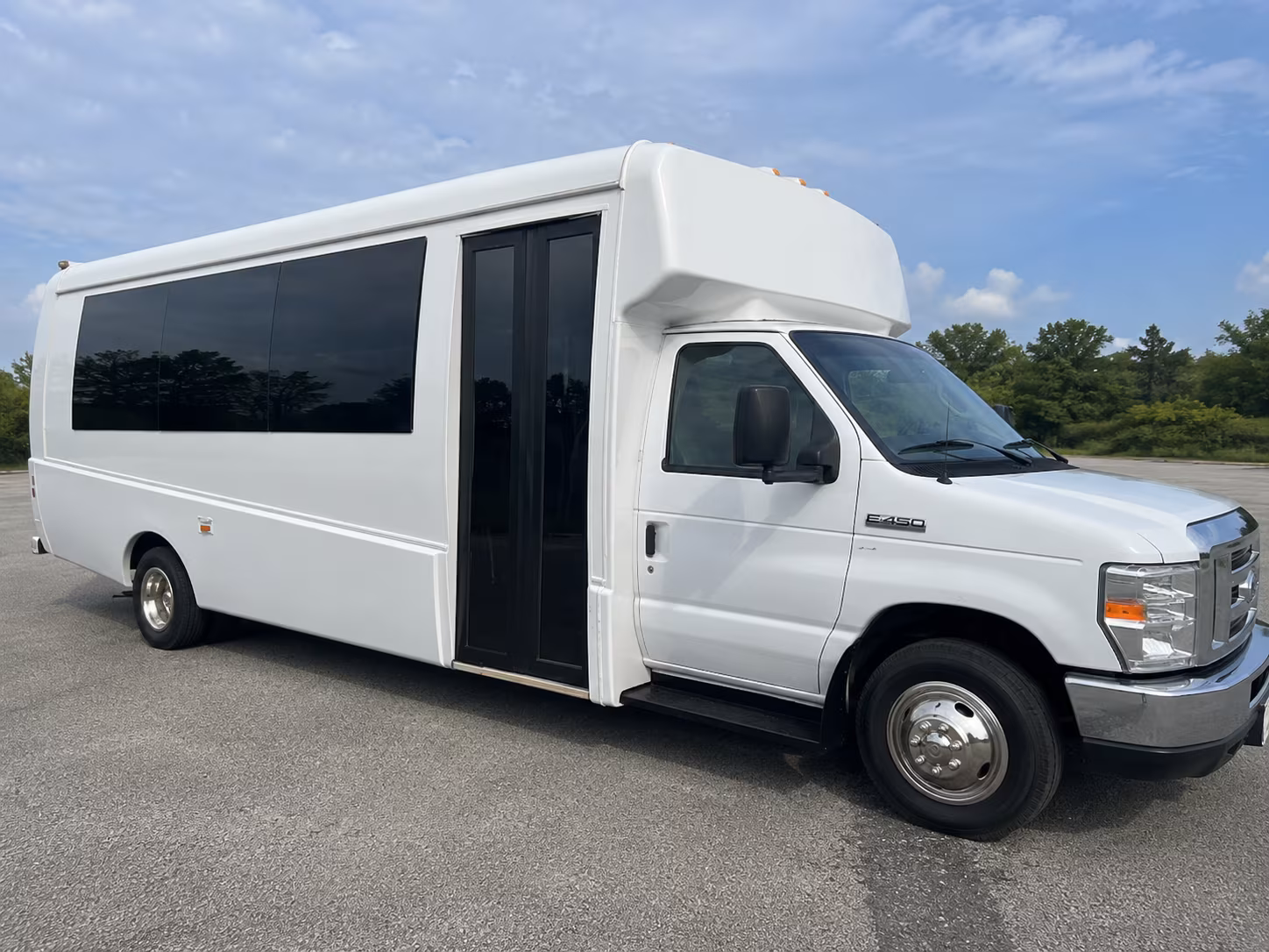 Anaheim Private Event Transportation party bus exterior