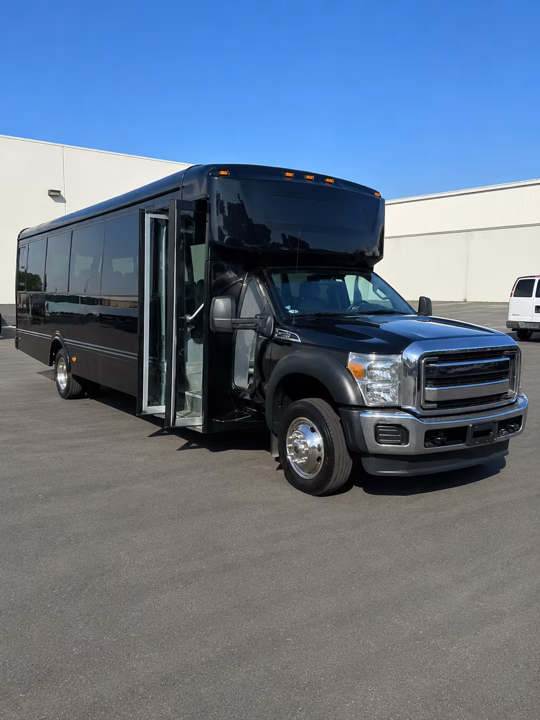 Anaheim Private Event Transportation party bus exterior