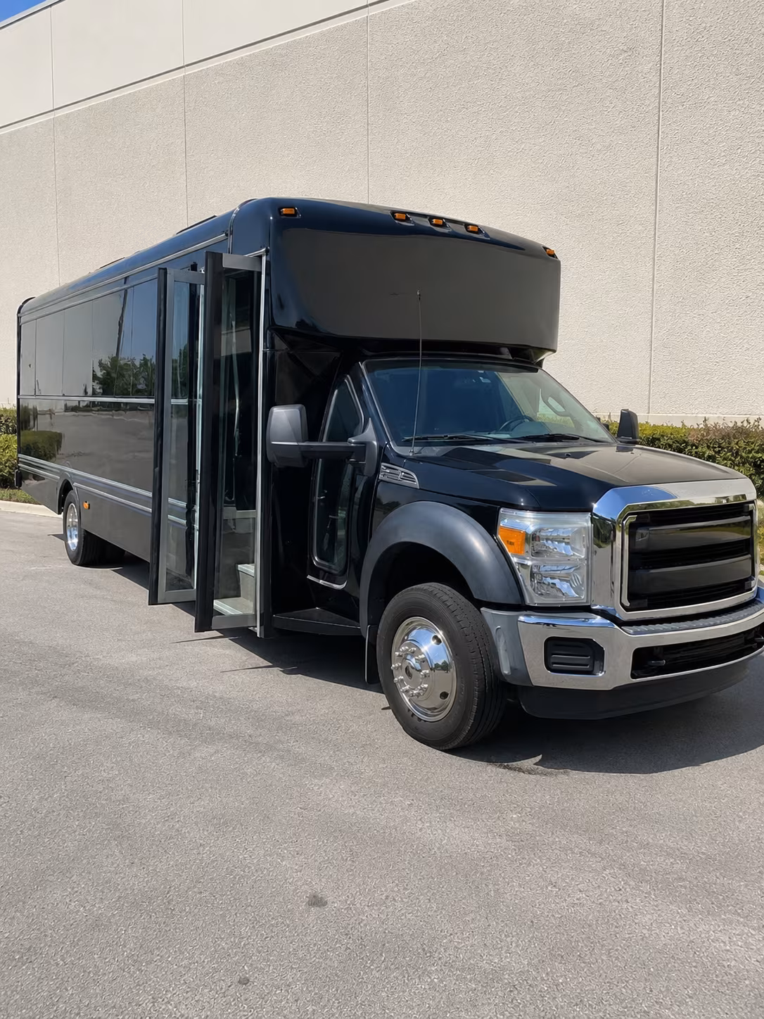 Anaheim Private Event Transportation party bus interior