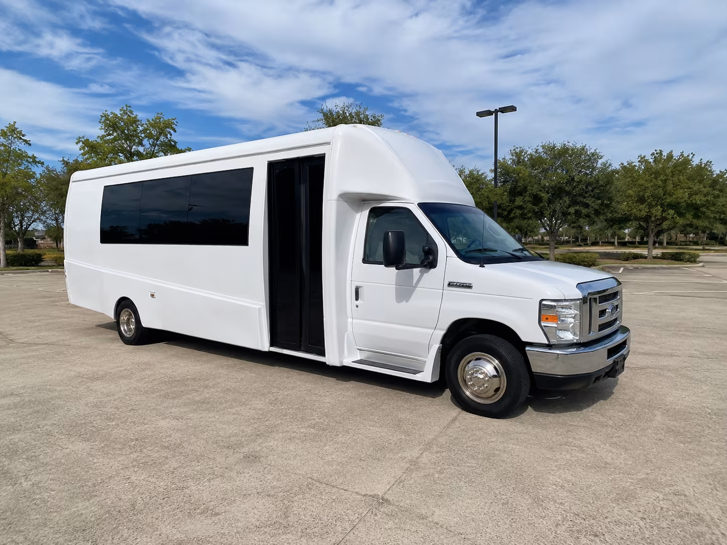 Anaheim Prom & Homecoming Transportation party bus exterior