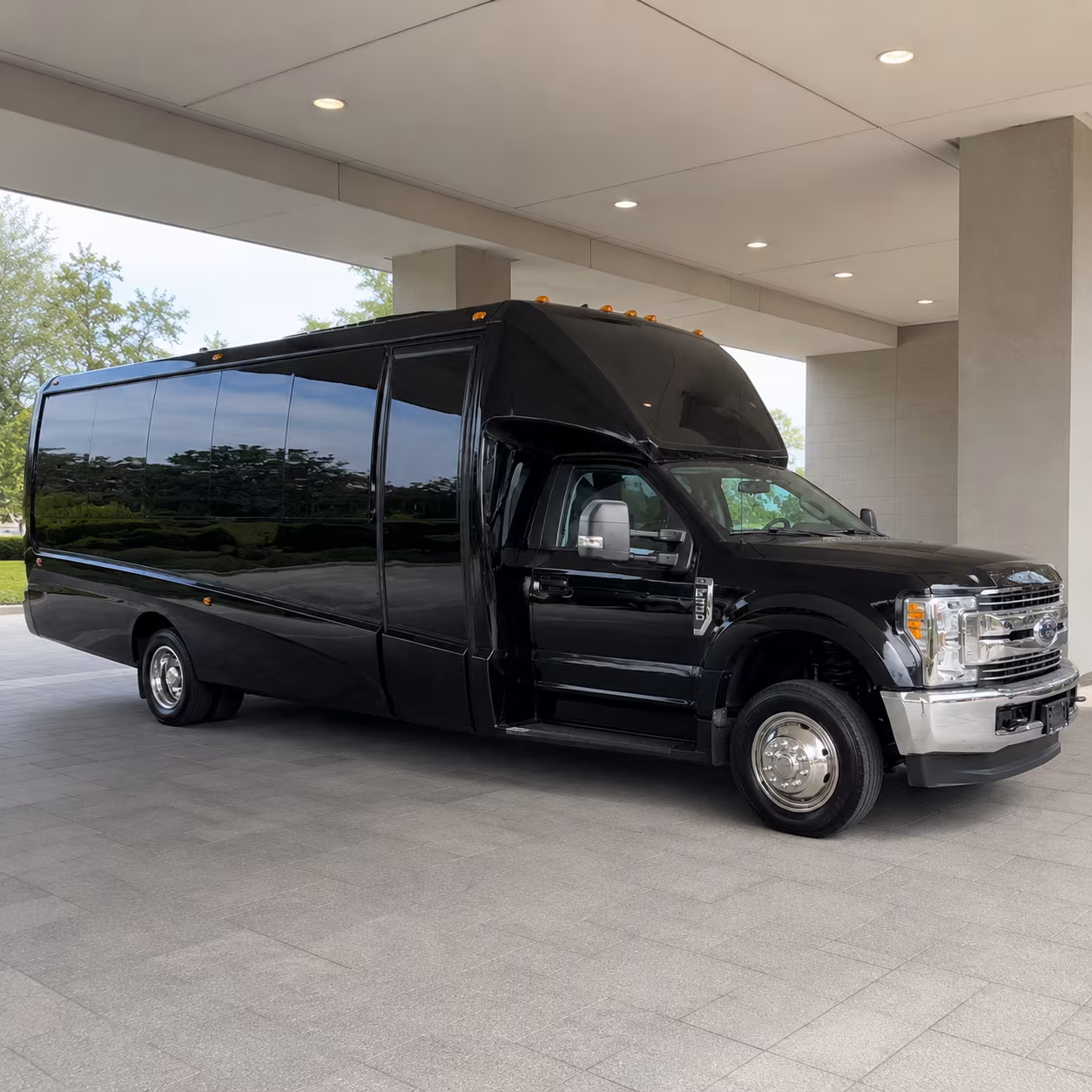 Anaheim Prom & Homecoming Transportation party bus exterior