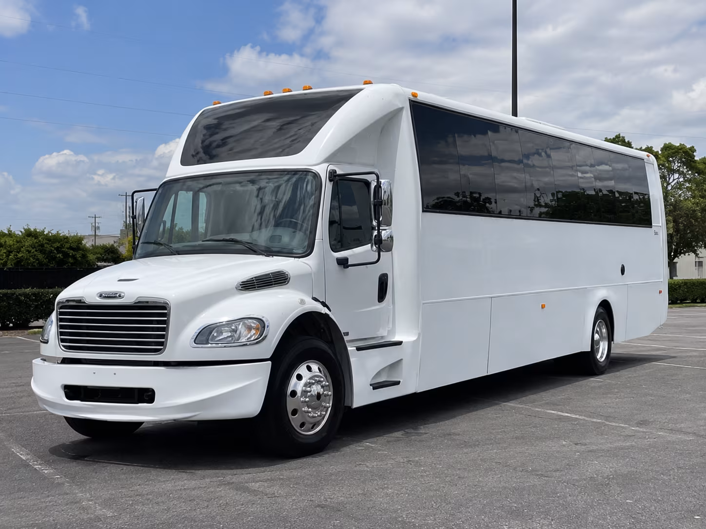Anaheim Prom & Homecoming Transportation party bus interior