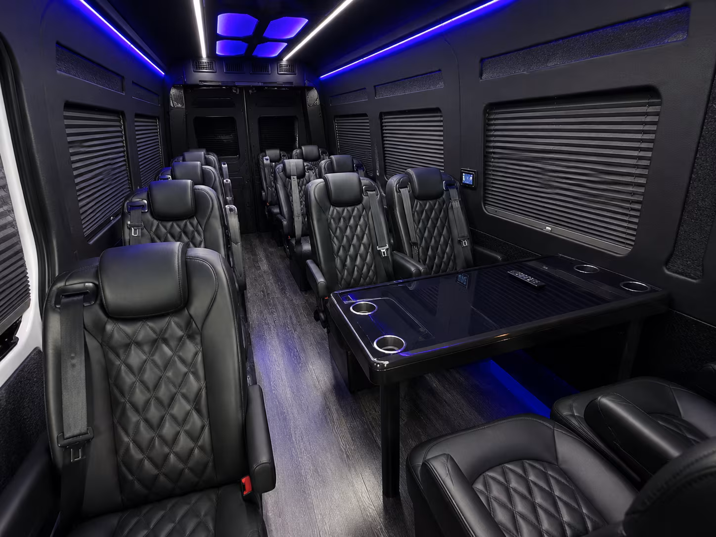 Anaheim School Event Transportation party bus exterior
