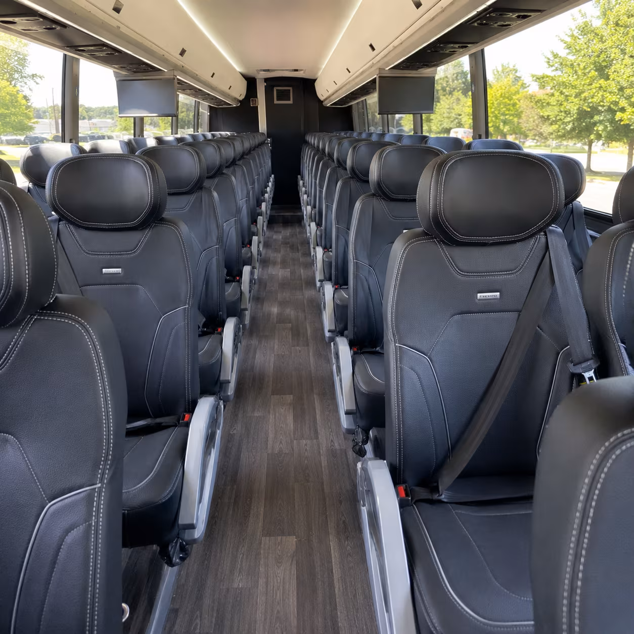 Anaheim School Event Transportation party bus exterior
