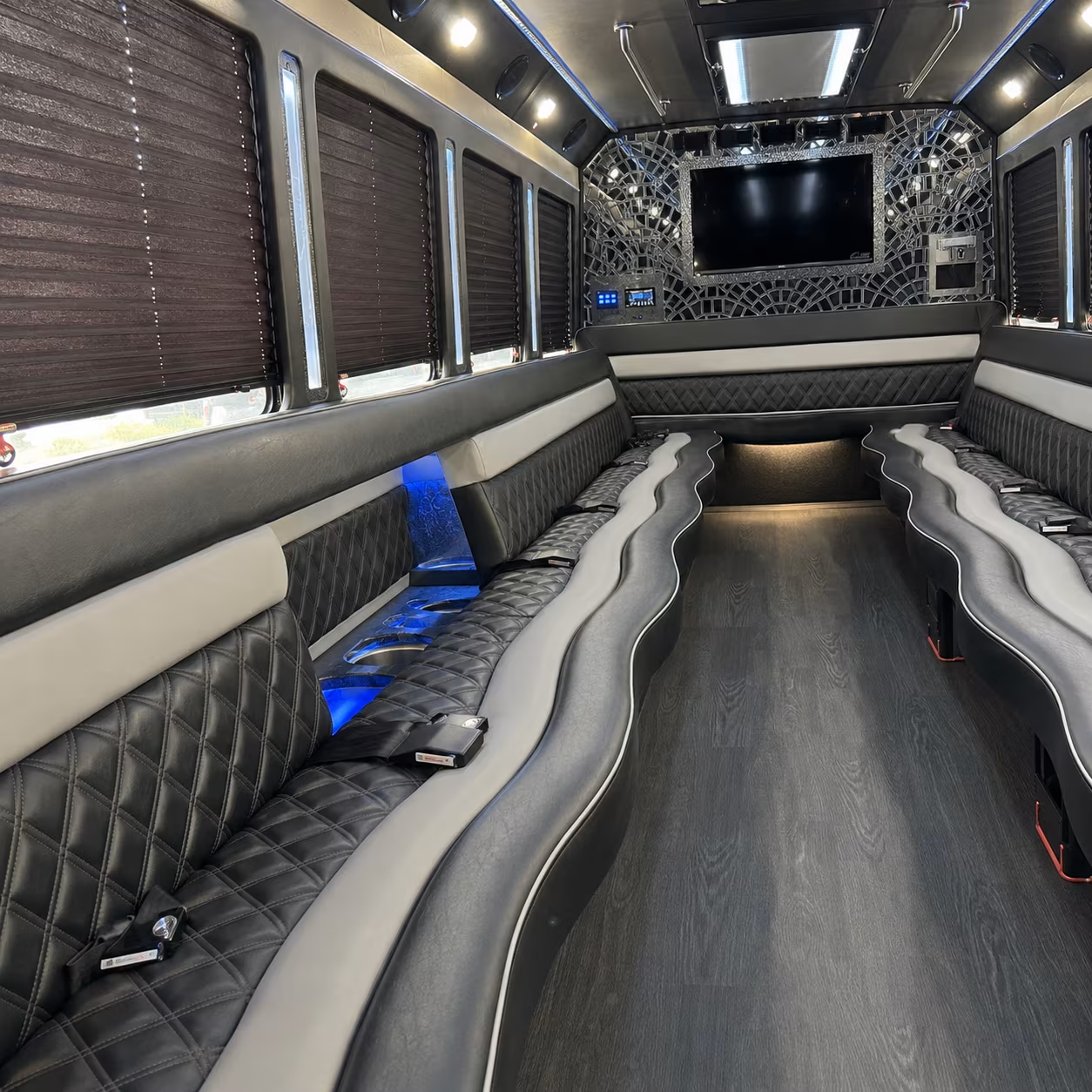 Anaheim Winery Tour & Pub Crawl Transportation party bus exterior