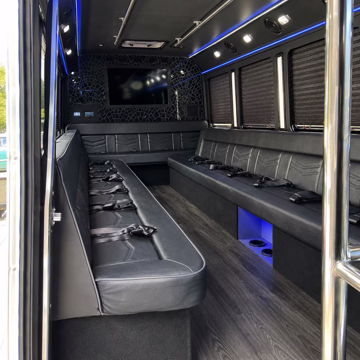 Orange Party Bus Rental