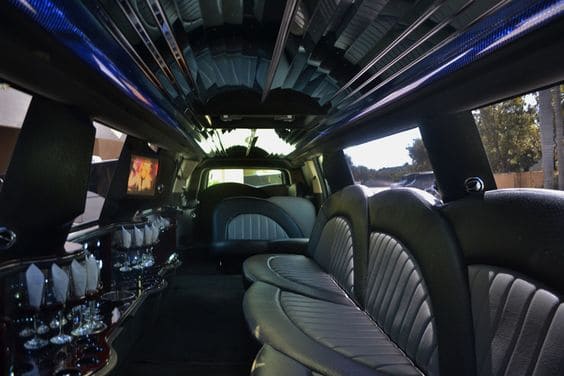 Anaheim Hummer Limos Interior