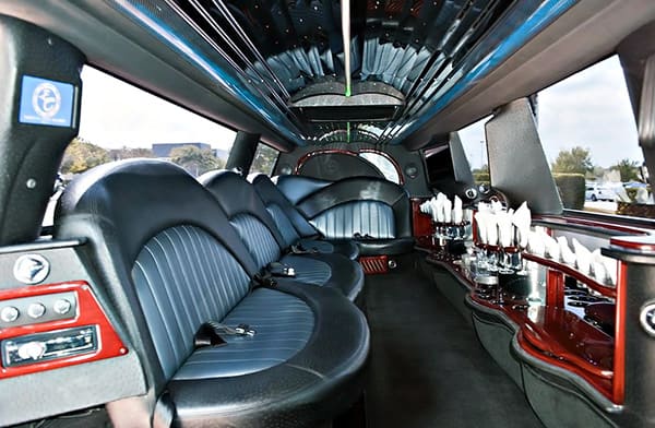 Anaheim Lincoln Stretch Limos Interior