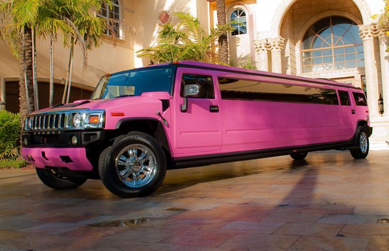 Anaheim Pink Hummer Limo