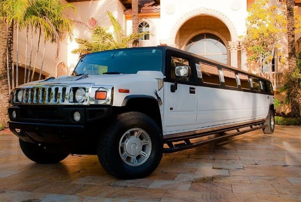 Anaheim White Hummer Limo